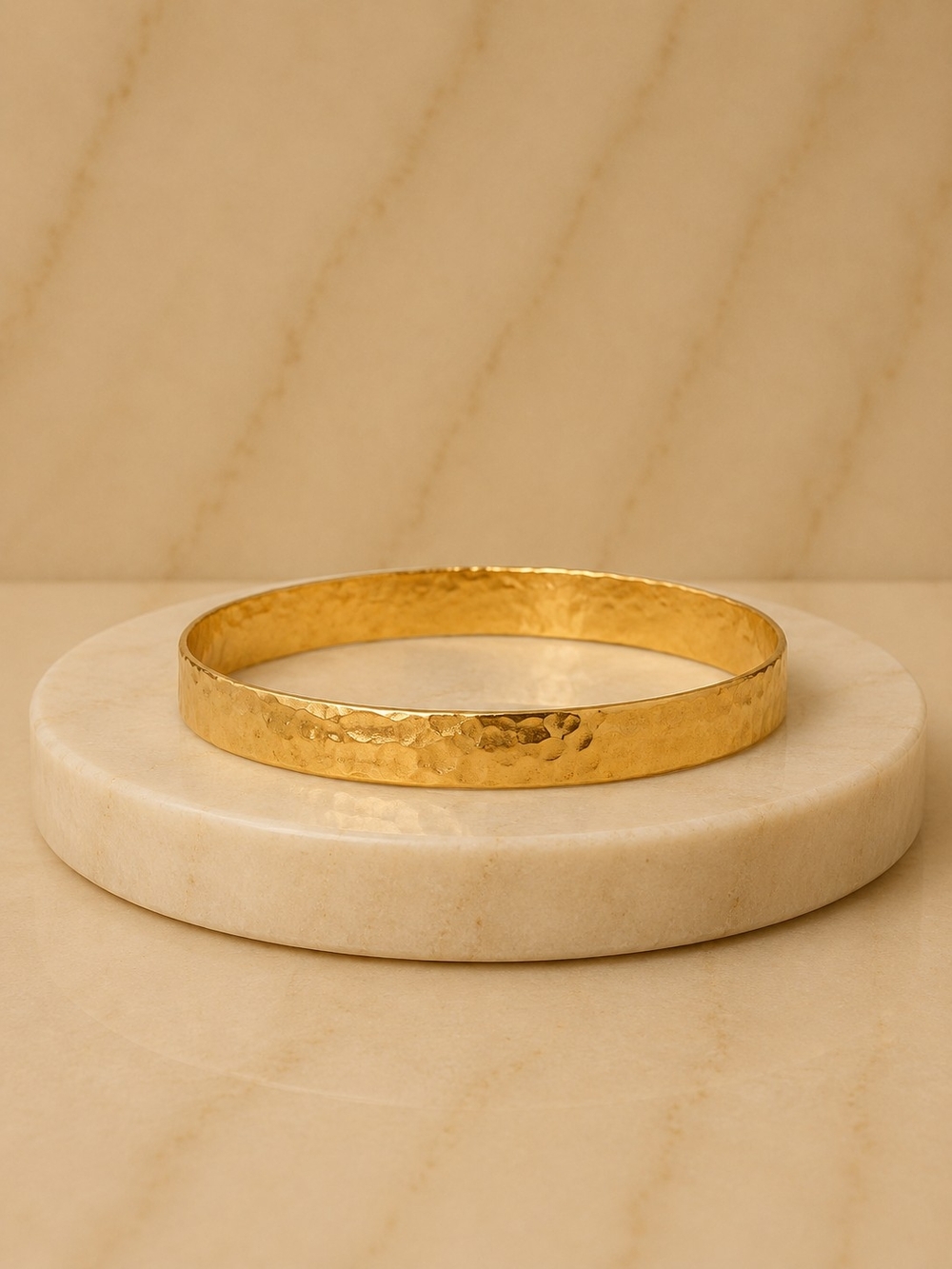 MEL New York 24K Gold Plated Hook Cuff Bracelet | Handmade Minimalist Bangle